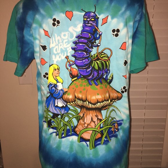 NEW 2009 Grateful Dead Alice In Wonderland Who Are You Medium T Shirt  Box LB1 - Picture 4 of 9